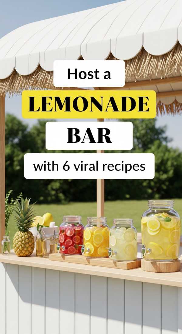 Host A Lemonade Bar With 6 Viral Recipes 6a06c3ac54476