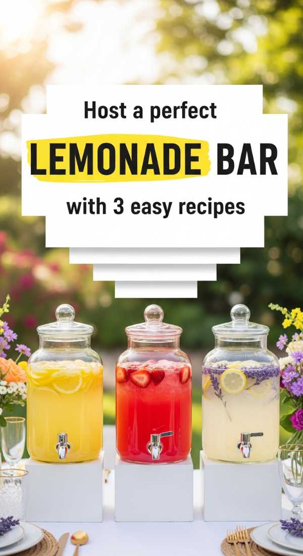 Host A Perfect Lemonade Bar With 3 Easy Recipes 6a06cc0401776