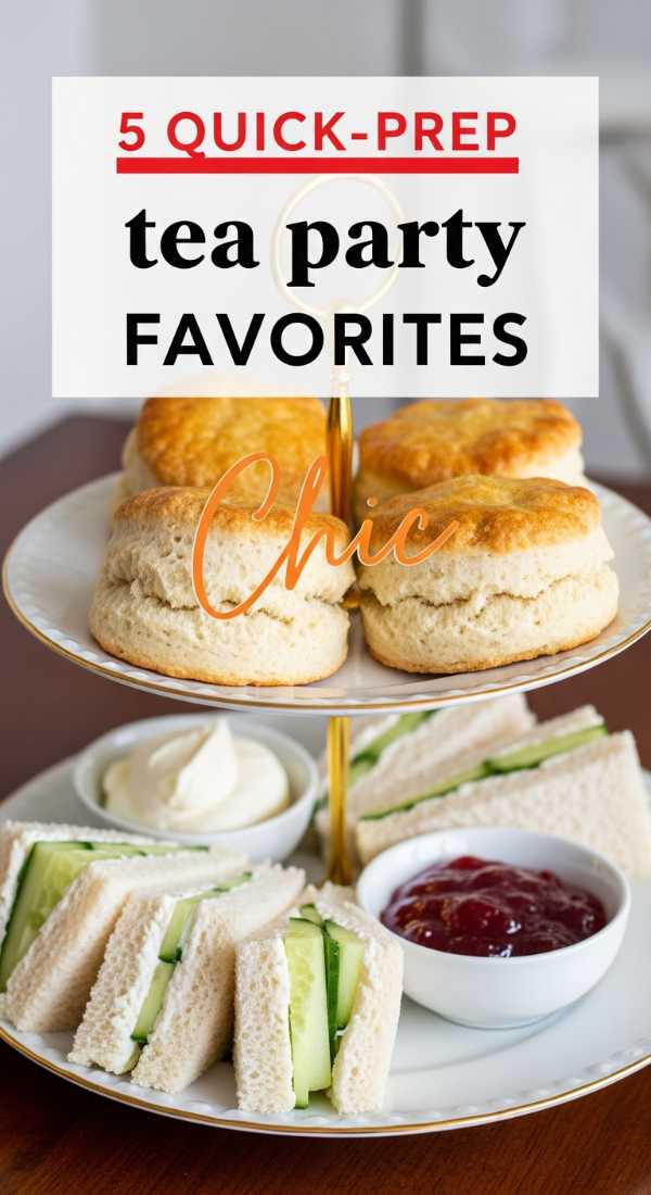 Host A Tea Party With 5 Quick Prep Foods 69f4514789172