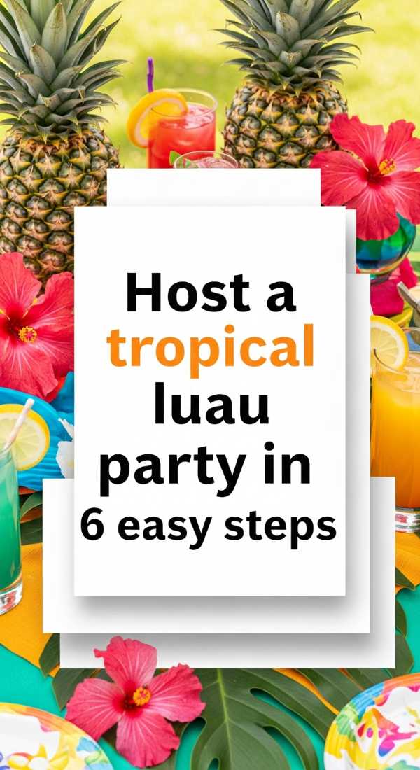 The Coolest Party Under the Sun: Your Ultimate Summer Birthday Planner Host A Tropical Luau Party In 6 Easy Steps 6a0de74dbf366