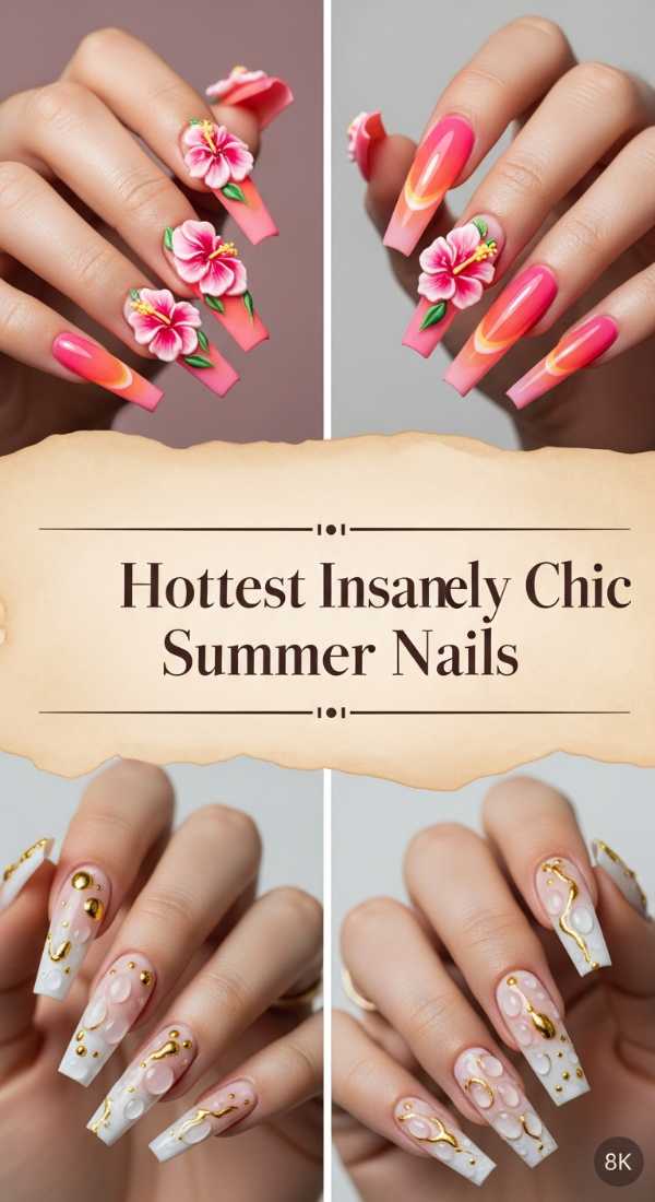 Hottest Insanely Chic Summer Nails 6a1343cd0da8c
