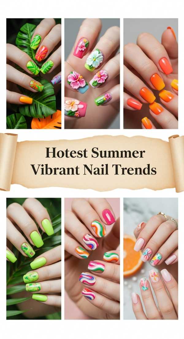 Hottest Summer Vibrant Nail Trends 6a134d2082c83
