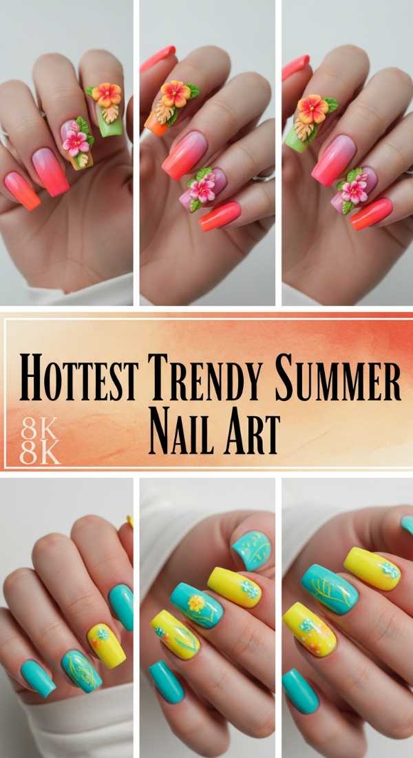 Hottest Trendy Summer Nail Art 6a13408c6716c