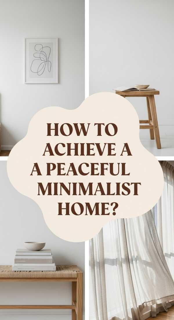How To Achieve A Minimalist Home Aesthetic For Peaceful Living 6a082718e1425