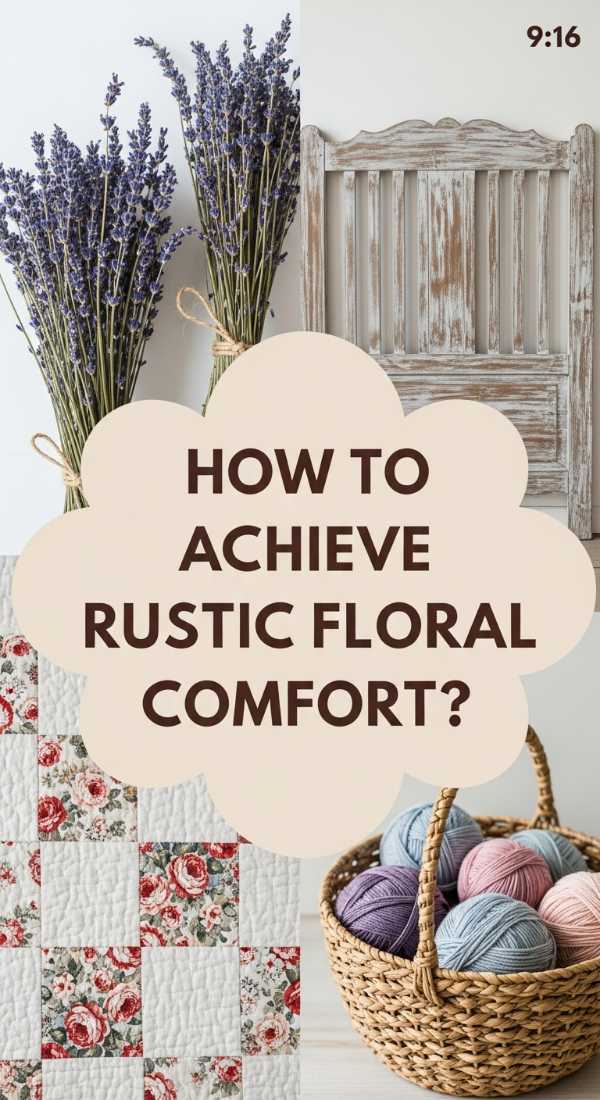 How To Achieve A Rustic Floral Bedroom Look For Ultimate Cottagecore Comfort 69fda80236f54