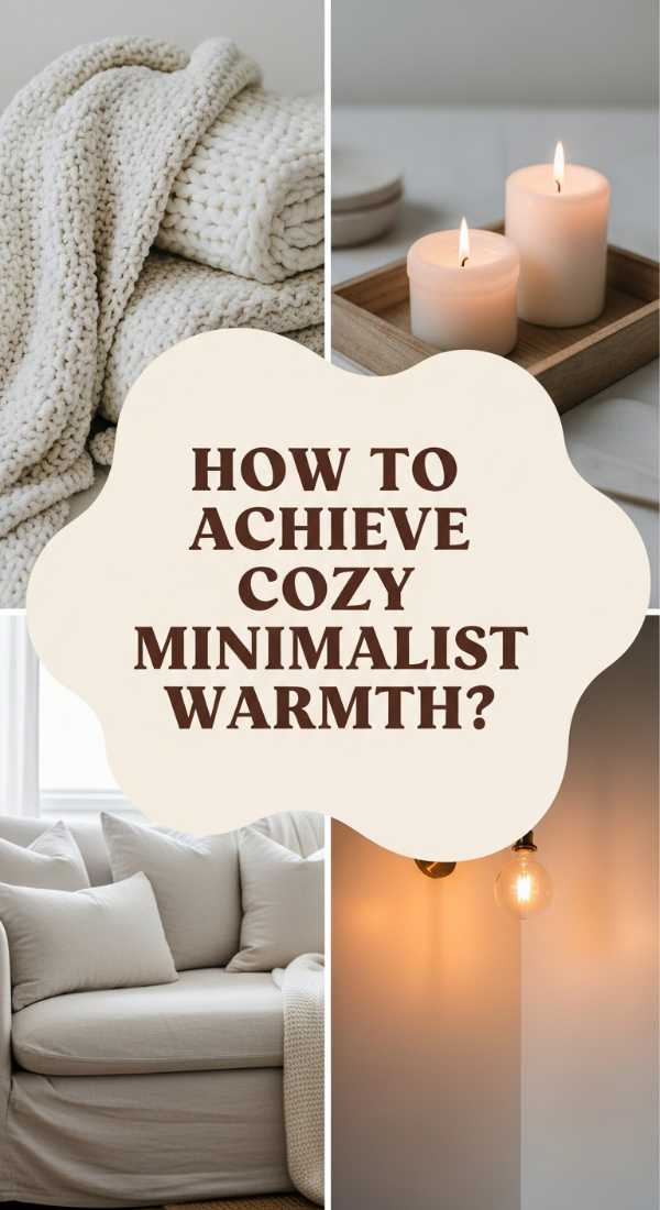 How To Achieve Cozy Minimalist Warmth For A Soothing Evening 6a08257244bb6