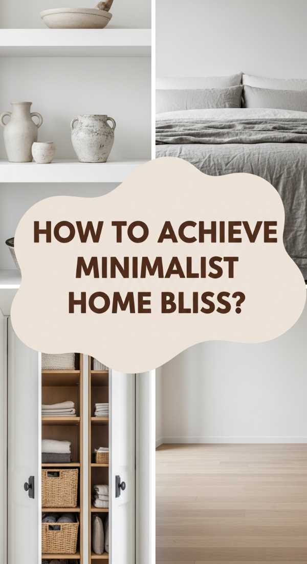 How To Achieve Minimalist Home Bliss For Daily Clarity 6a082ef864024