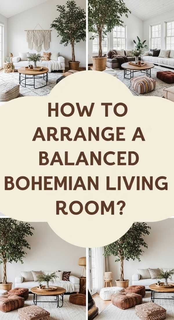 How To Arrange A Balanced Bohemian Living Room For Social Entertaining 6a08227de586d