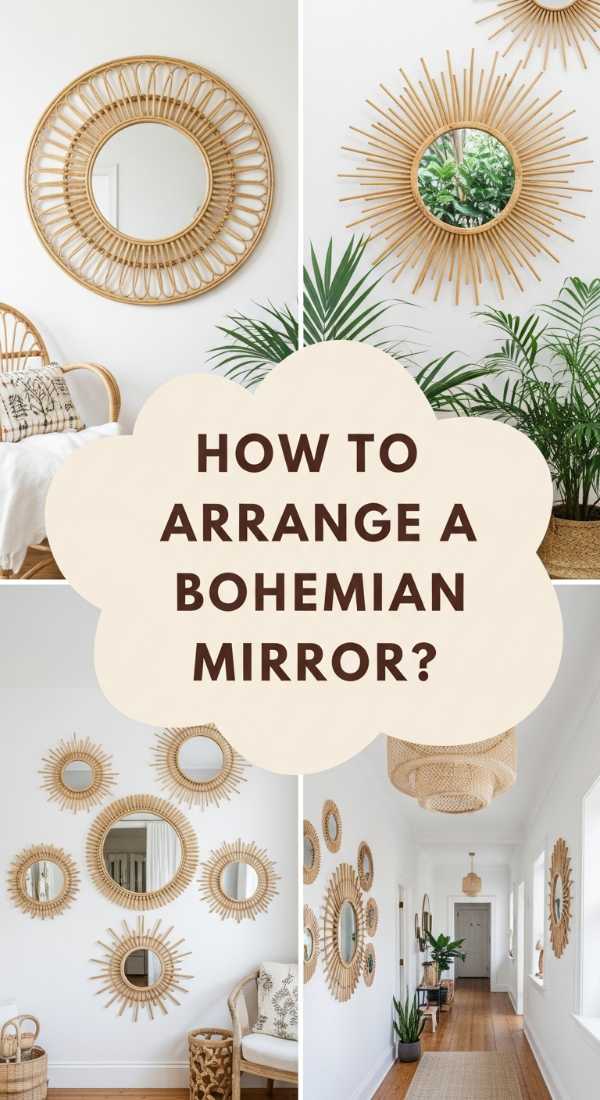 How To Arrange A Bohemian Mirror For Natural Light 6a08306ce1404