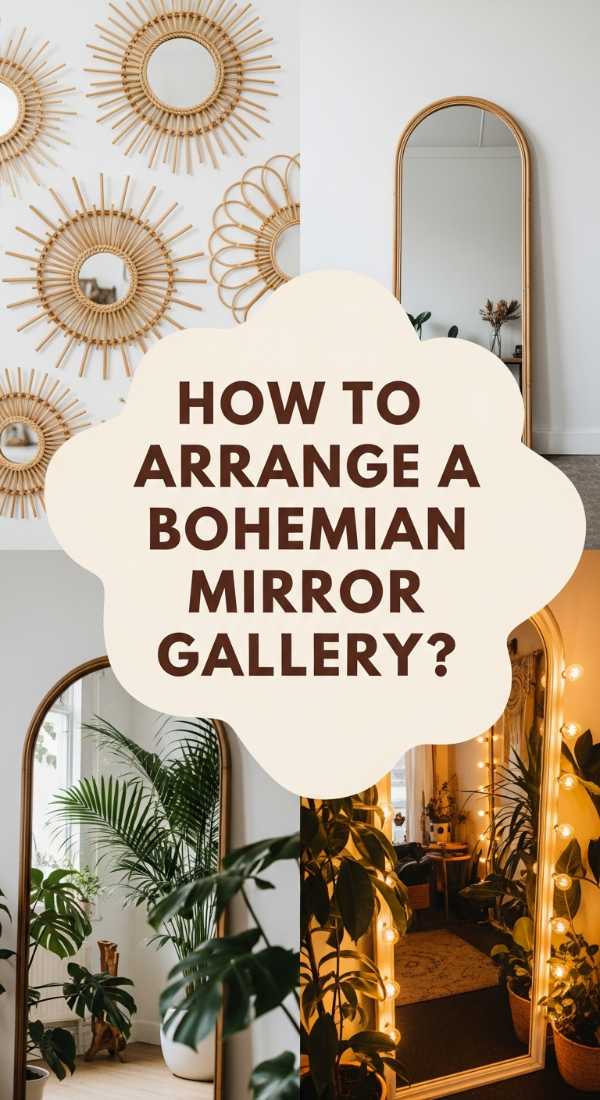 How To Arrange A Bohemian Mirror Gallery For Maximum Light 6a0823f1d714c