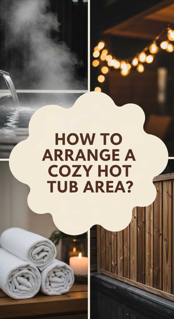 How To Arrange A Cozy Hot Tub Area For The Ultimate Spa Evening 69f874fcae24b