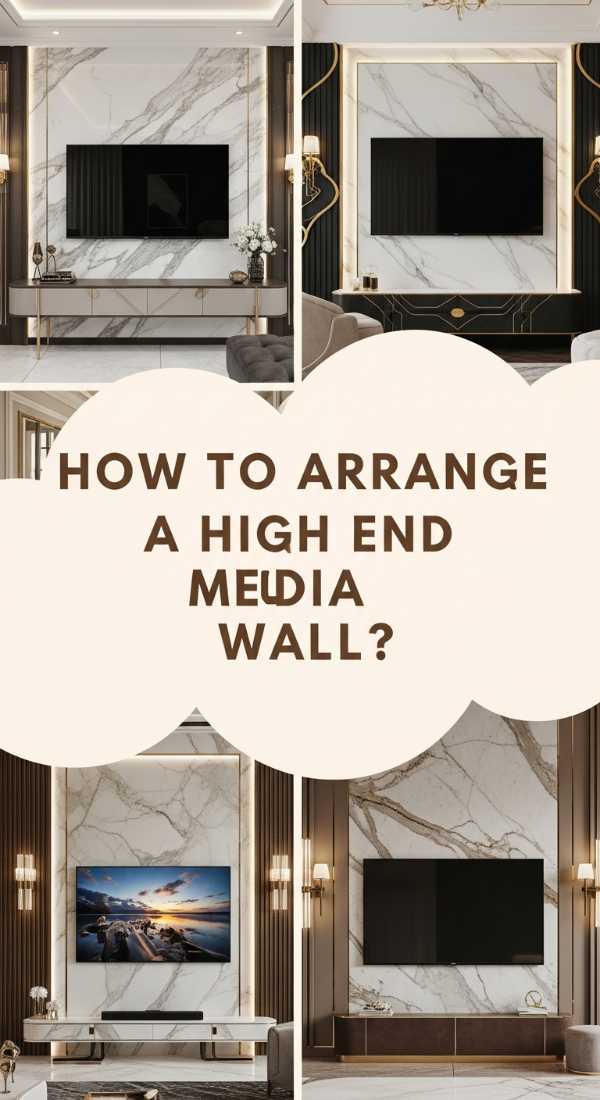 How To Arrange A High End Media Wall For A Lavish Experience 69fdbde2f0878