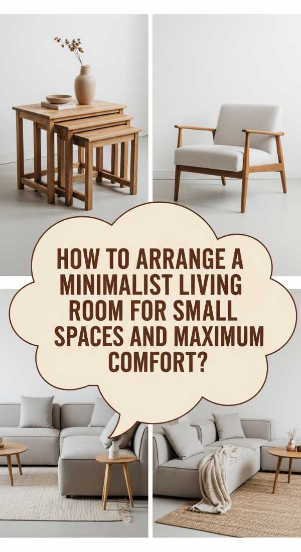 How To Arrange A Minimalist Living Room For Small Spaces And Maximum Comfort 6a08360f43d19
