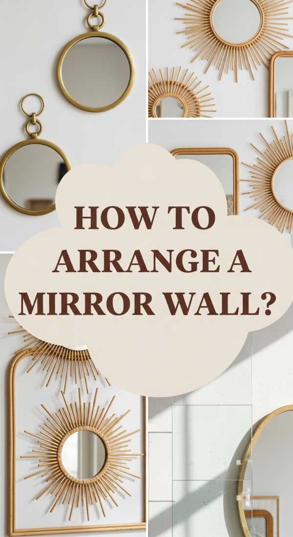 How To Arrange A Mirror Wall For Instant Brightness 6a08307b30bb6