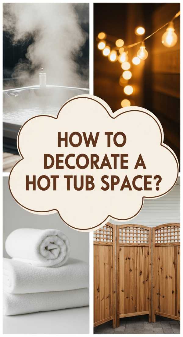 How To Arrange A Relaxing Hot Tub Area For Ultimate Serenity 69f874f2ed6d3