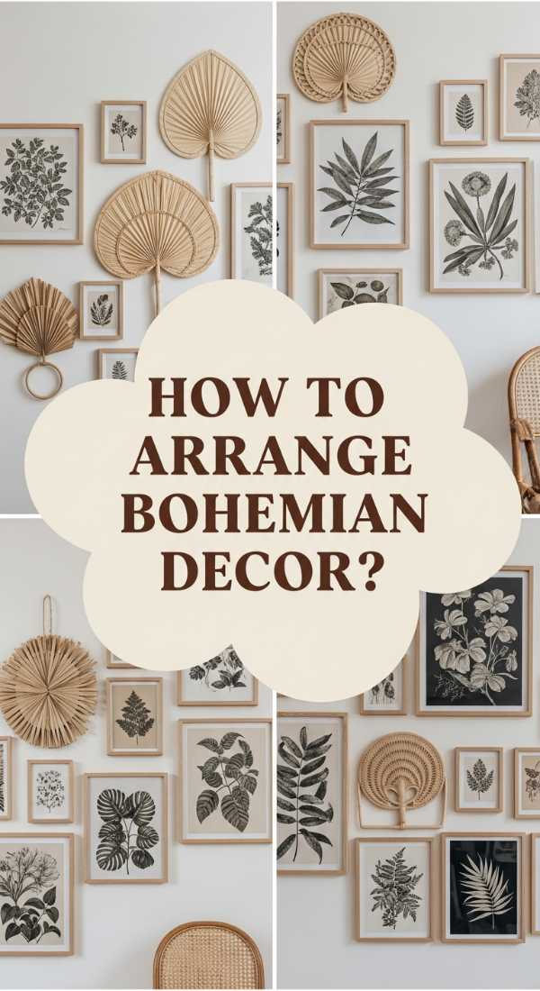 How To Arrange Bohemian Wall Decor For Artistic Creative Energy 6a08228b756dd