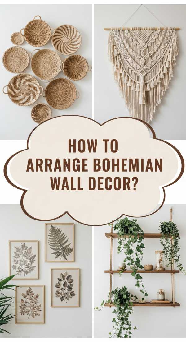 How To Arrange Bohemian Wall Decor For Artistic Expression 6a083283da732
