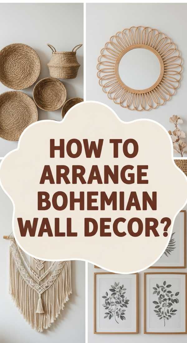How To Arrange Bohemian Wall Decor For Artistic Flair 6a082280932bd