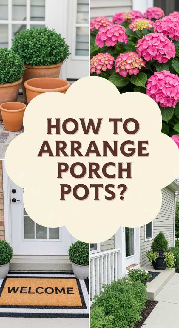 How To Arrange Front Porch Flower Pots For A Welcoming Entrance 6a12e573bebb1