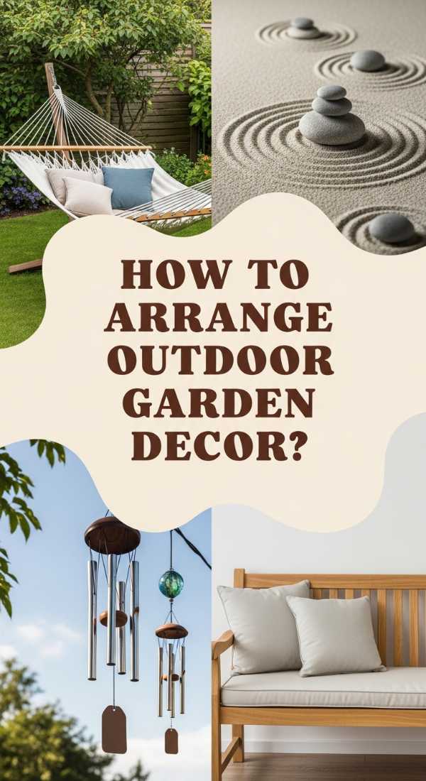 How To Arrange Outdoor Garden Decor For Serene Nature Retreats 69fb1cee67723