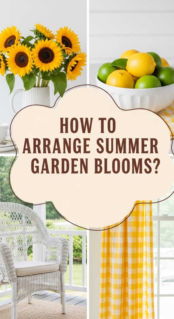 How To Arrange Summer Garden Blooms For An Indoor Nature Haven 6a00323636cdd