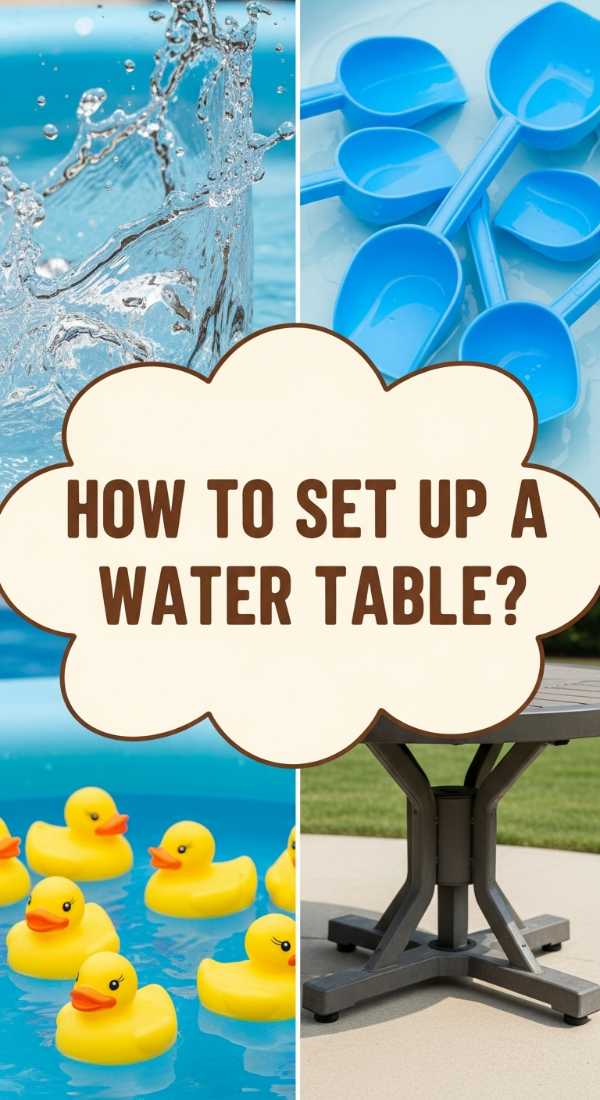 How To Assemble A Splashy Water Table For Cooling Summer Days 69f874f346200