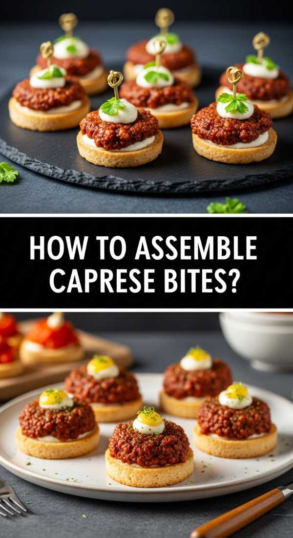 The Lazy Host’s Secret to a Stunning Viral Food Board How To Assemble Caprese Bites 6a1491482e3b9
