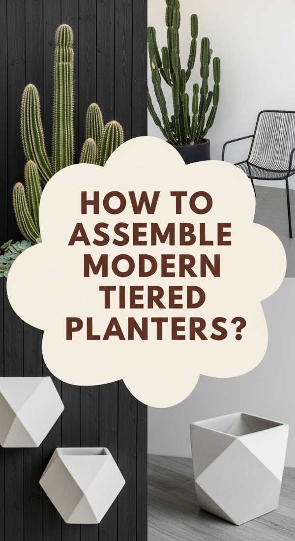 How To Assemble Modern Tiered Planters For A Chic Terrace Garden 69f874f58fb3c