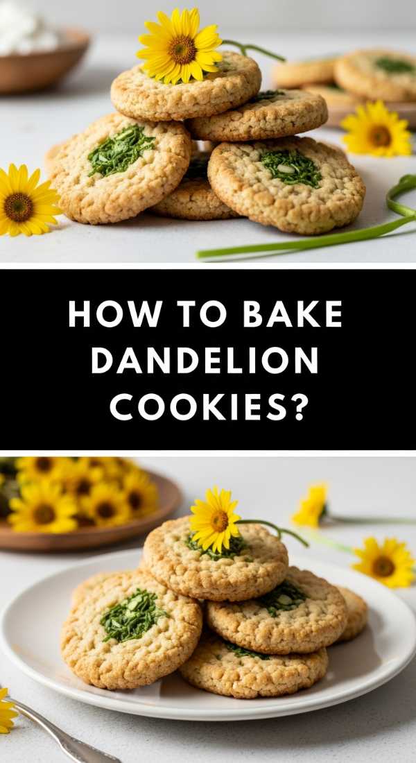 How To Bake Dandelion Cookies 69f44fa29e48c