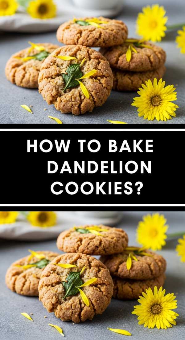 How To Bake Dandelion Cookies 69f44fac0d124