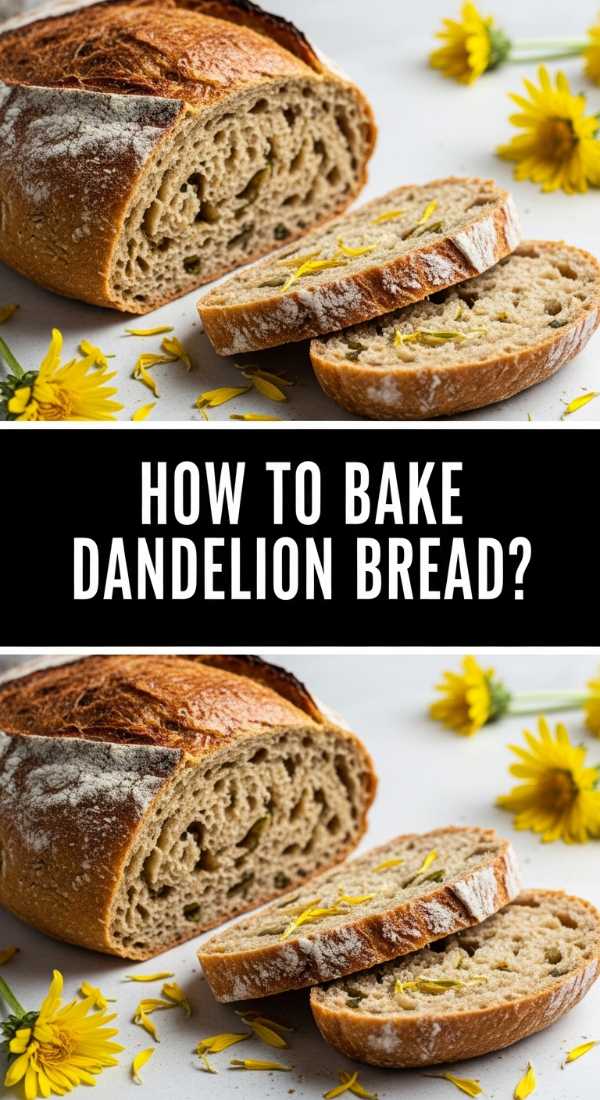 How To Bake Savory Dandelion Bread 69f44fa8c1193