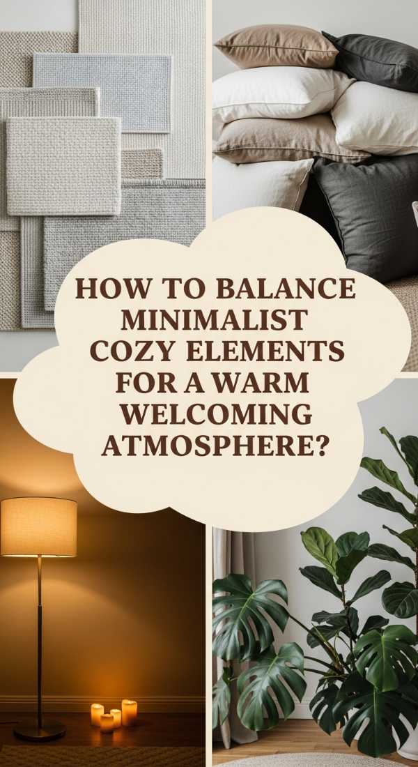 How To Balance Minimalist Cozy Elements For A Warm Welcoming Atmosphere 6a083612109a2