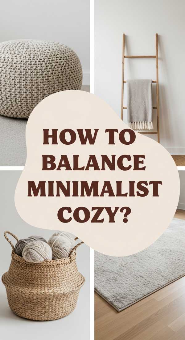 How To Balance Minimalist Cozy Elements For A Welcoming Atmosphere 6a082574abcc8