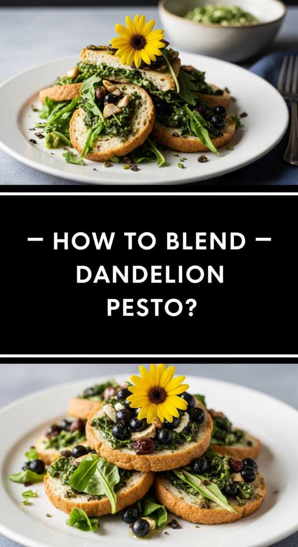 How To Blend Dandelion Pesto 69f44fa6da53e