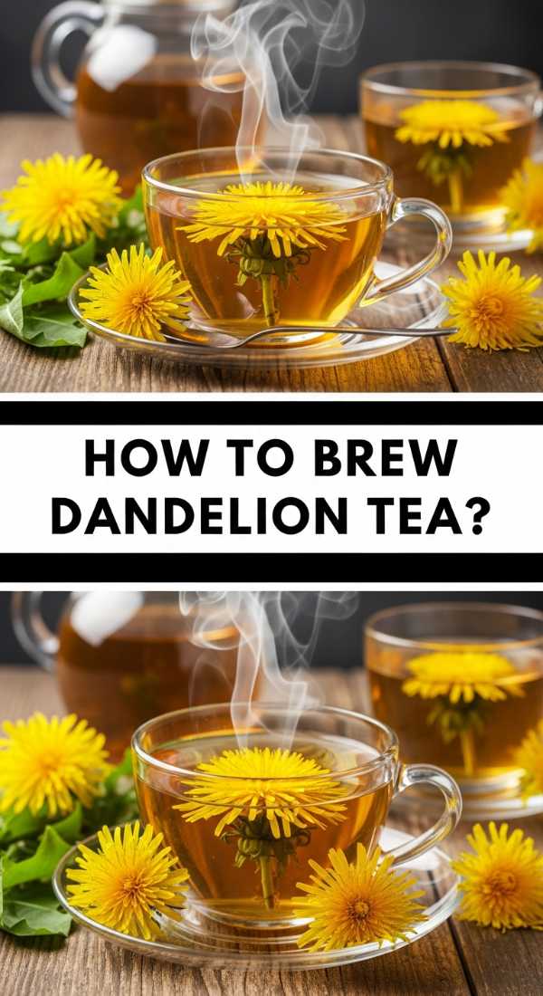 How To Brew Fresh Dandelion Tea 69f44fa829cc1