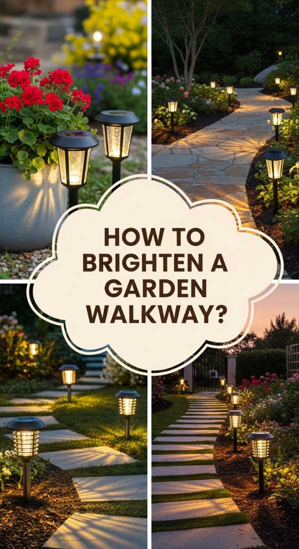 How To Brighten A Garden Walkway With Simple Solar Light Hacks 69f874f94ca27