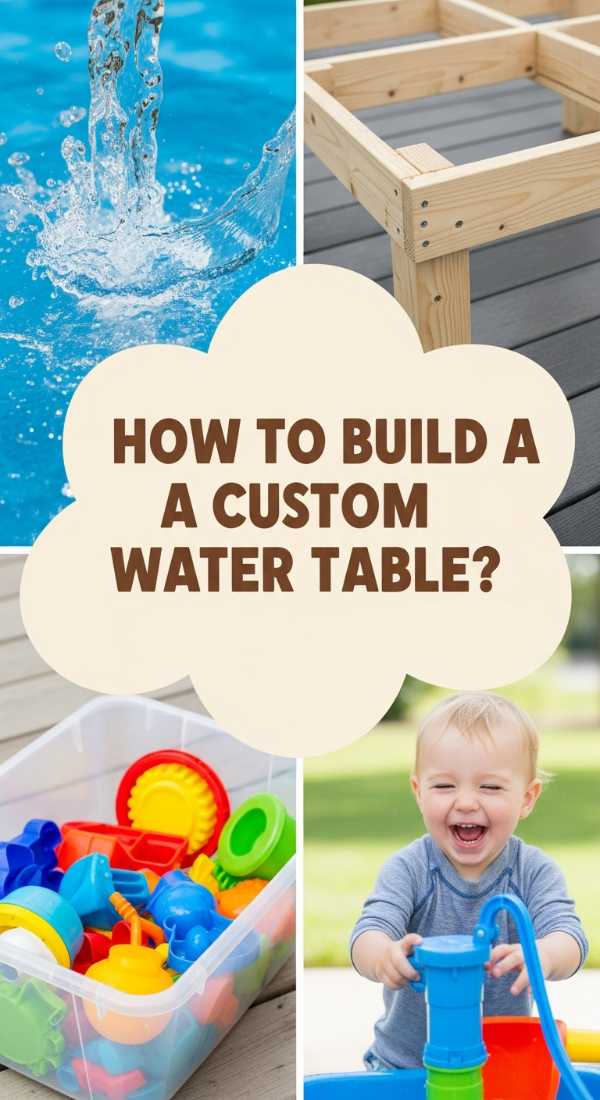 How To Build A Custom Water Table For Cool Backyard Adventures 69f874f7220df