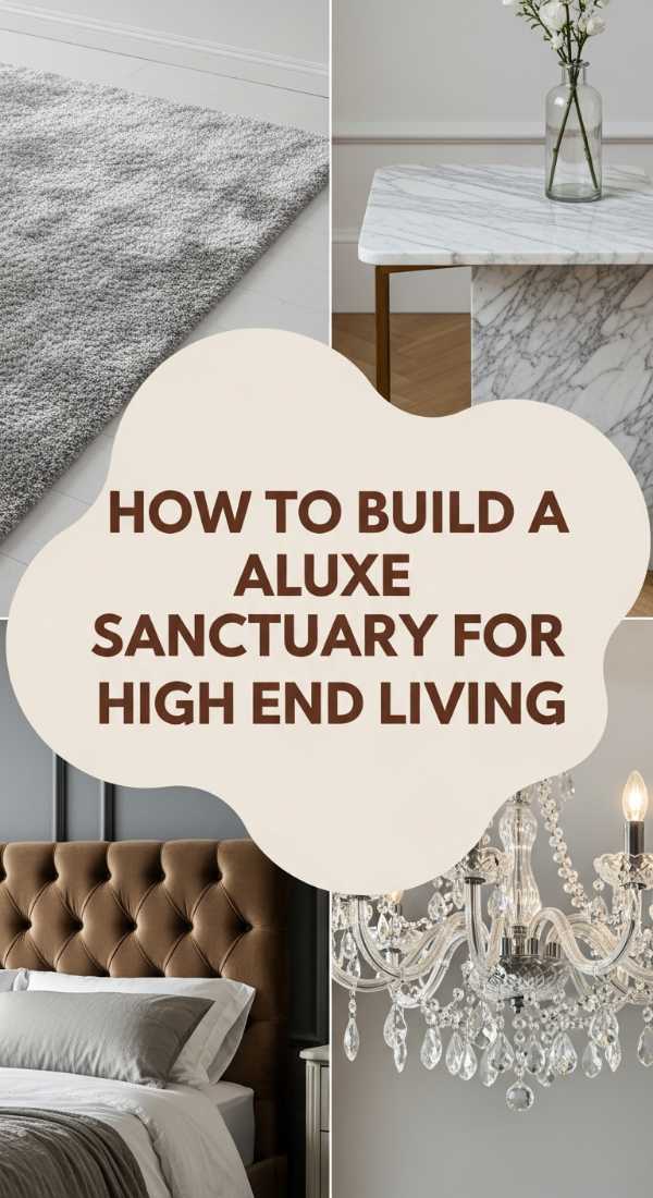 How To Build A Luxe Sanctuary For High End Living 69fda7f9bbcab