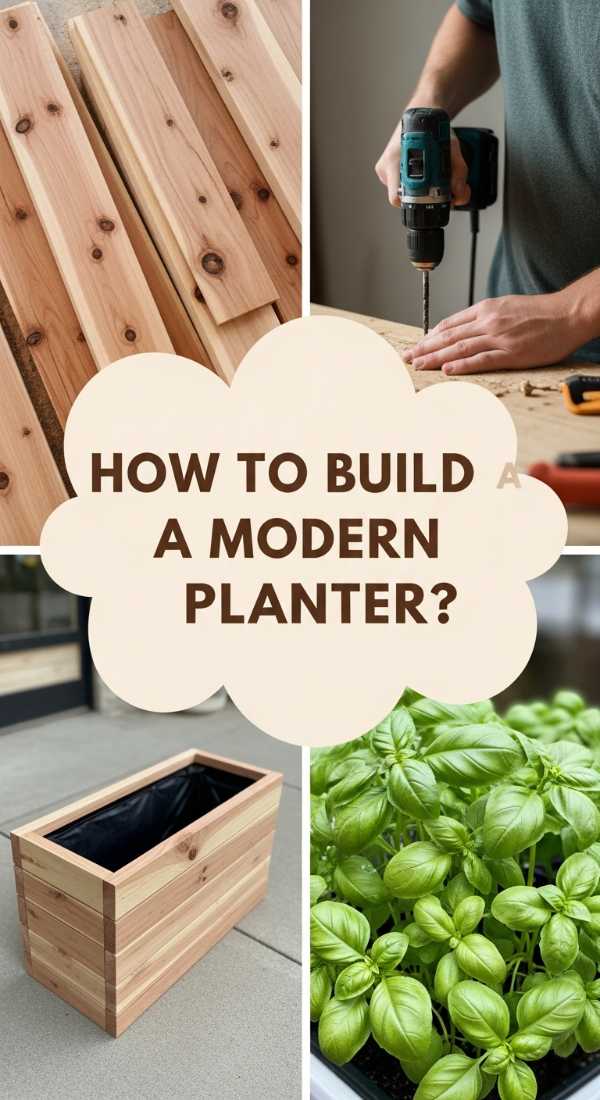 How To Build A Modern Planter For An Organic Herb Oasis 69f874fa116d2