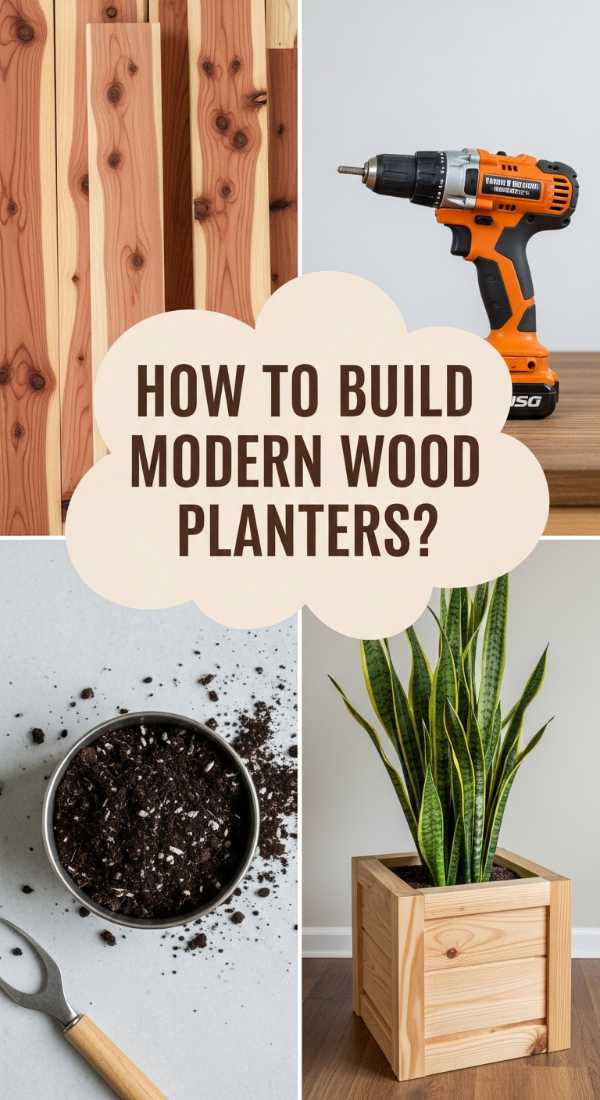 How To Build A Wood Planter Box For Modern Porch Decor 69f874f26297b