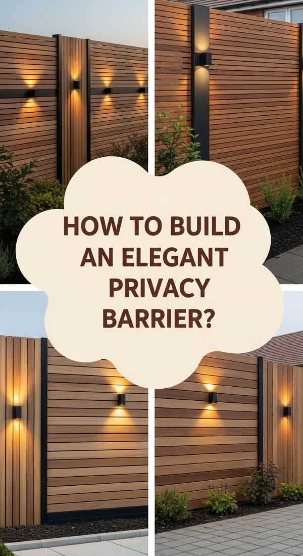 How To Build An Elegant Privacy Barrier For A Peaceful Retreat 69fdbde207e22