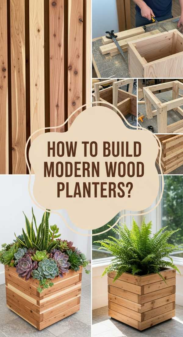 How To Build Modern Wood Planters For An Elevated Garden Look 69f874f831c34