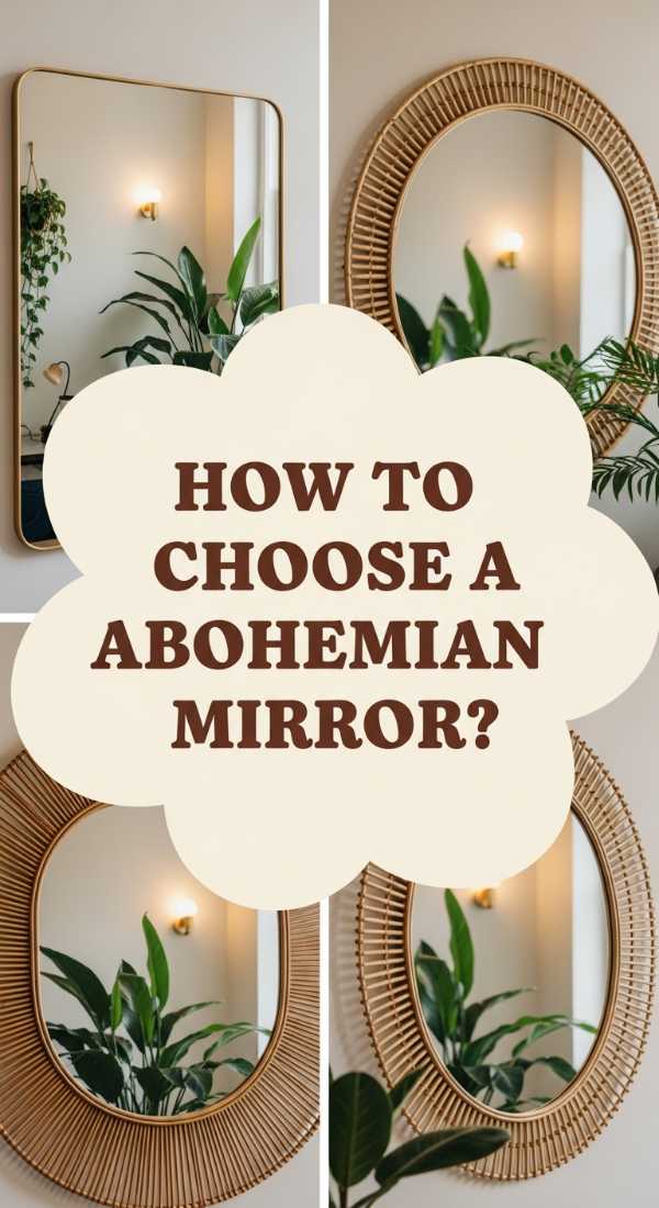 How To Choose A Bohemian Mirror For Brightening Small Spaces 6a08228fe61df