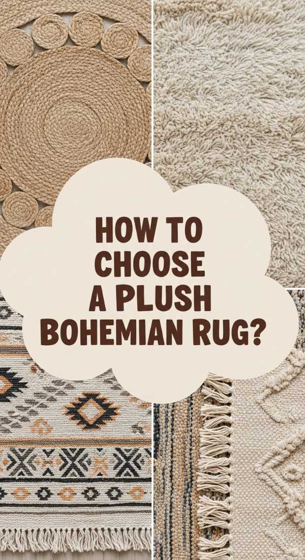How To Choose A Plush Bohemian Rug For Ultimate Floor Comfort 6a08227b737c1