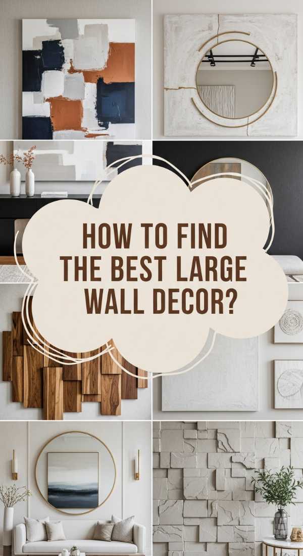 How To Choose Large Wall Decor Ideas For An Expansive Modern Living Room 69fdbde634607