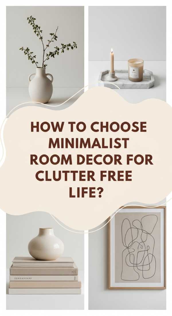 Clean Lines & Comfy Vibes: Your Roadmap to a Cozy Minimalist Home How To Choose Minimalist Room Decor For A Clutter Free Life 6a08257894201