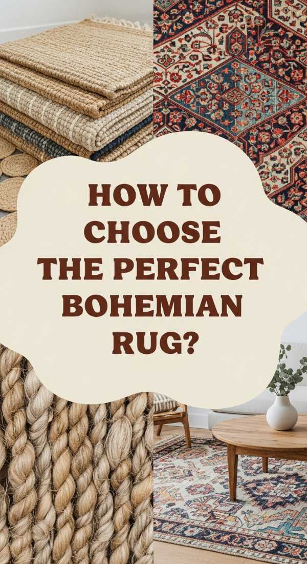 How To Choose The Perfect Bohemian Rug For Grounded Energy 6a0823dacd775
