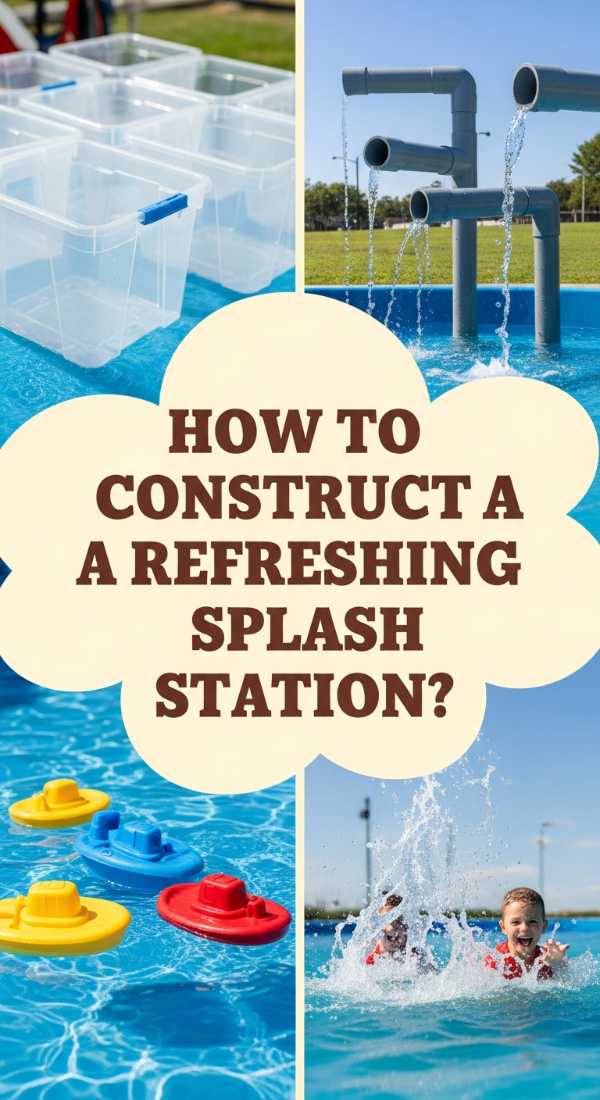 How To Construct A Refreshing Splash Station For Cool Outdoor Play 69f874f541880
