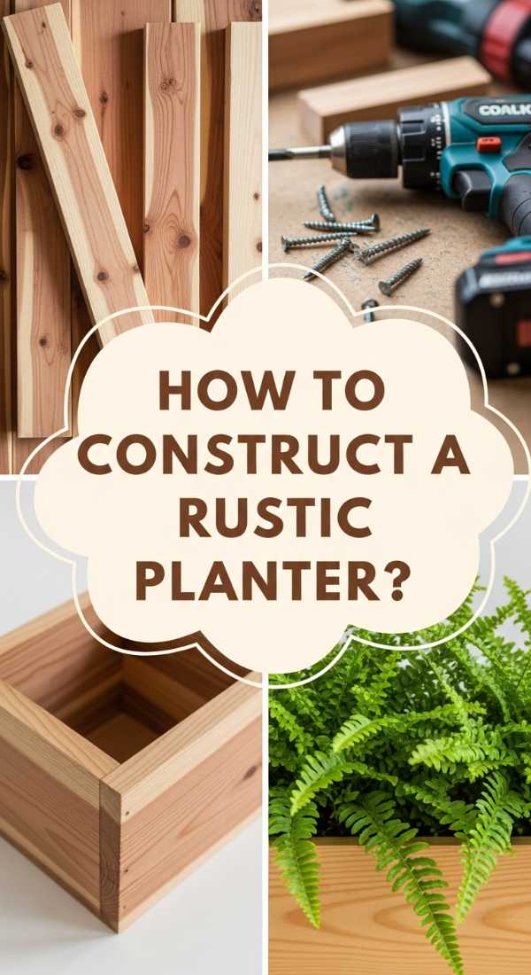 How To Construct A Rustic Wood Planter For Your Porch 69f8750665385