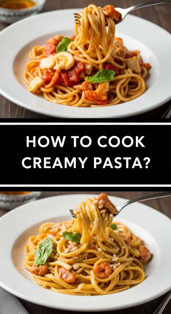 How To Cook Creamy Garlic Pasta 69f716d68fa6e